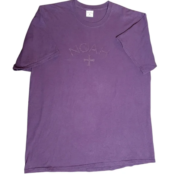 Noah NYC | Eggplant | Big Logo | Cross Tee | XL - Picture 2 of 8